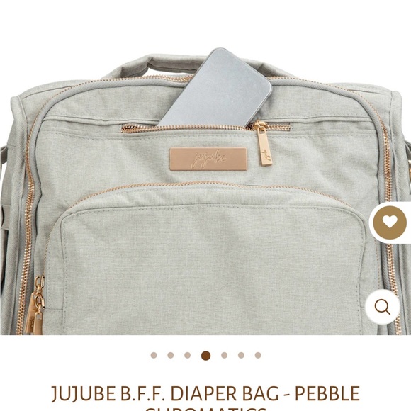 JUJUBE B.F.F. DIAPER BAG - PEBBLE CHROMATICS backpack - Picture 2 of 8
